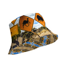 Load image into Gallery viewer, Aussie Road Trip Reversible Bucket Hat