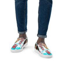 Load image into Gallery viewer, Men's London Calling Slip-On Canvas Shoes
