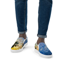 Load image into Gallery viewer, Men’s Boat Harbour Palms Slip-On Canvas Shoes