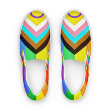 Load image into Gallery viewer, PRIDE Women’s Size Scale Slip-On Canvas Shoes