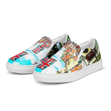 Load image into Gallery viewer, Men's London Calling Slip-On Canvas Shoes