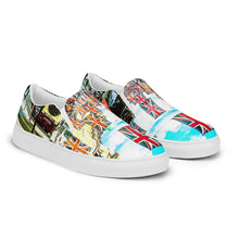 Load image into Gallery viewer, Women’s London Calling Slip-On Canvas Shoes