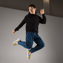 Load image into Gallery viewer, PRIDE Houndstooth Men’s Slip-On Canvas Shoes