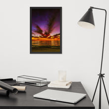Load image into Gallery viewer, Flaming Sunset Framed Photo