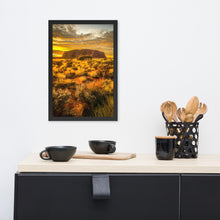 Load image into Gallery viewer, Uluru Gold Framed Photo