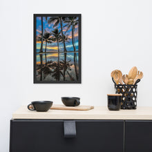 Load image into Gallery viewer, Reflected Palms Framed Photo