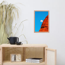 Load image into Gallery viewer, Moonrise over Kata Tjuṯa Framed Photo