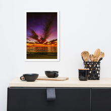 Load image into Gallery viewer, Flaming Sunset Framed Photo