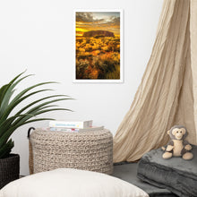 Load image into Gallery viewer, Uluru Gold Framed Photo