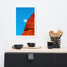 Load image into Gallery viewer, Moonrise over Kata Tjuṯa Framed Photo