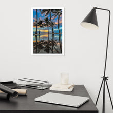 Load image into Gallery viewer, Reflected Palms Framed Photo