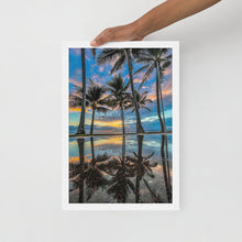 Load image into Gallery viewer, Reflected Palms Framed Photo