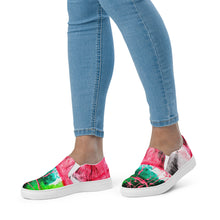 Load image into Gallery viewer, Women’s Harajuku Slip-On Canvas Shoes