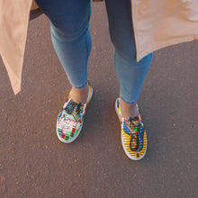 Load image into Gallery viewer, Women’s Fortitude Gratitude Slip-On Canvas Shoes