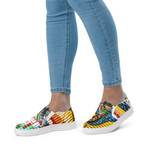 Load image into Gallery viewer, Women’s Fortitude Gratitude Slip-On Canvas Shoes