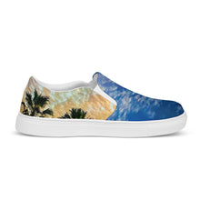Load image into Gallery viewer, Men’s Boat Harbour Palms Slip-On Canvas Shoes