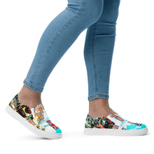 Load image into Gallery viewer, Women’s London Calling Slip-On Canvas Shoes