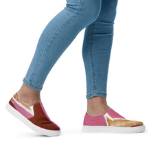 Load image into Gallery viewer, Women’s Pink Lake Slip-On canvas Shoes