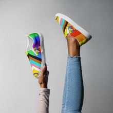 Load image into Gallery viewer, PRIDE Women’s Size Scale Slip-On Canvas Shoes