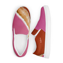 Load image into Gallery viewer, Men&#39;s Pink Lake Slip-On Canvas Shoes
