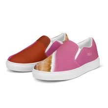 Load image into Gallery viewer, Men&#39;s Pink Lake Slip-On Canvas Shoes
