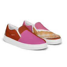 Load image into Gallery viewer, Men&#39;s Pink Lake Slip-On Canvas Shoes
